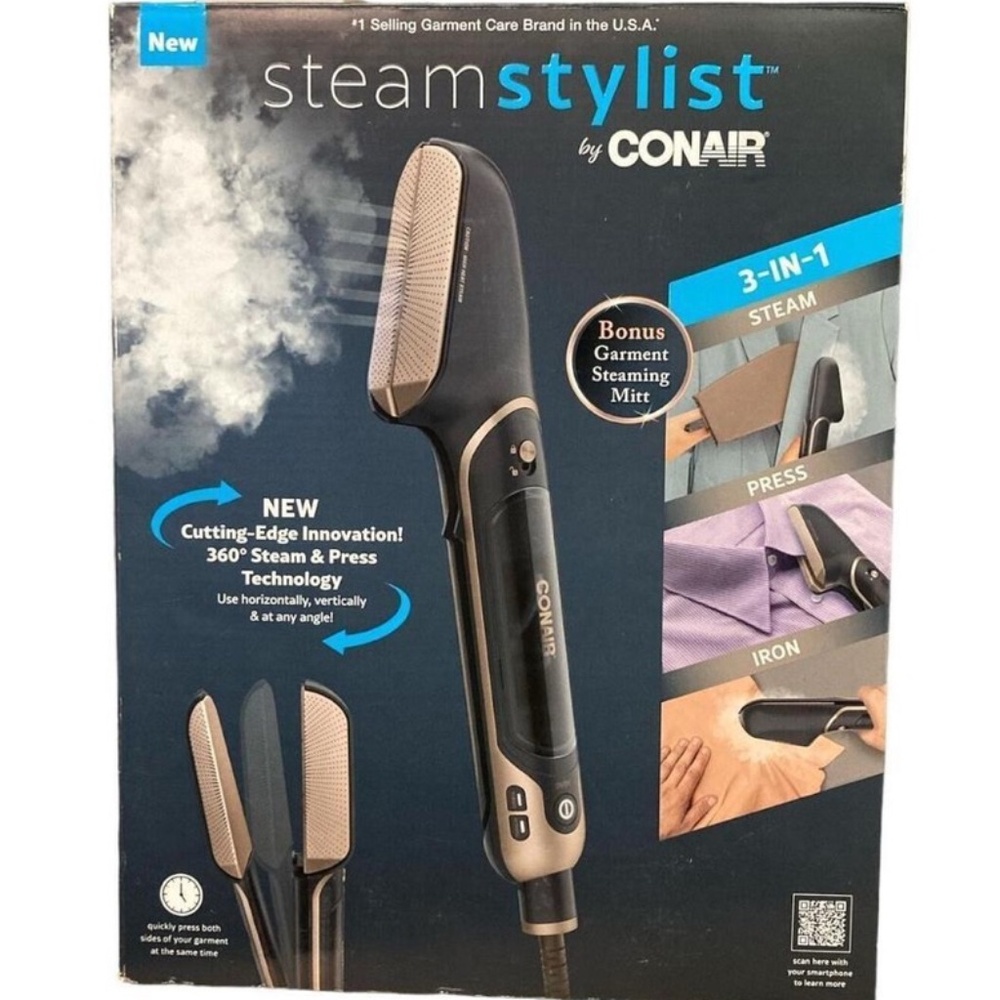 Conair | Steam Stylist 3-in-1 Steam, Press And Iron Steamer